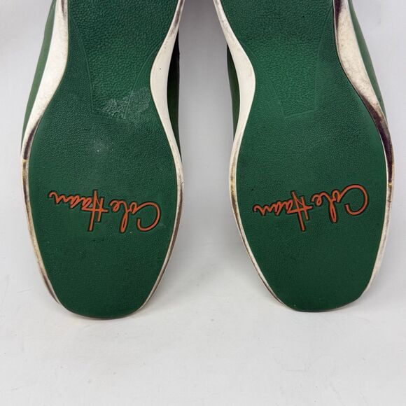 Cole Haan Air Conner Shoes Mens 11.5 M Green Leather Casual Comfort Sneakers - Picture 16 of 16